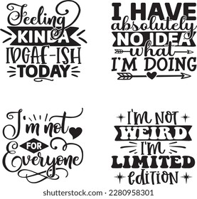 sarcastic Quotes svg Bundle. Quotes about sarcastic, sarcastic cut files Bundle