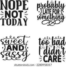 sarcastic Quotes svg Bundle. Quotes about sarcastic, sarcastic cut files Bundle