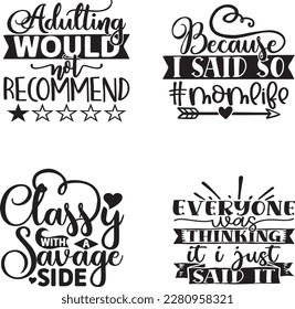 sarcastic Quotes svg Bundle. Quotes about sarcastic, sarcastic cut files Bundle