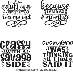 sarcastic Quotes svg Bundle. Quotes about sarcastic, sarcastic cut files Bundle