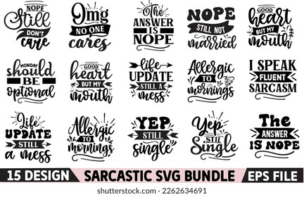 Sarcastic Svg Bundle, Sarcastic Svg design, Sarcastic Bundle, funny Sarcastic Svg Bundle