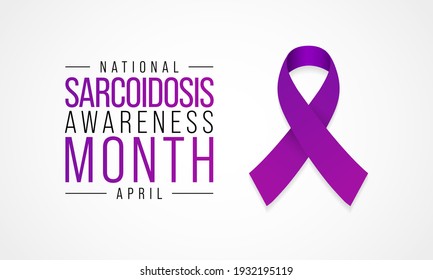 Sarcoidosis awareness month observed each year during April. it is a rare condition that causes small patches of red and swollen tissue, called granulomas, to develop in the organs of the body.