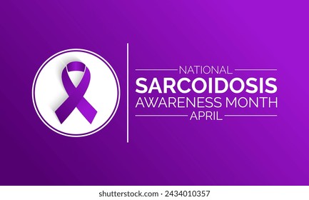 Sarcoidosis Awareness Month. Vector Design. Banner poster, flyer and background design.