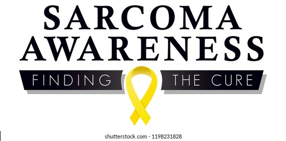 Sarcoma Awareness Campaign Logo, Finding the Cure for Sarcoma, Cancer Awareness Ribbon, Icon for Solidarity and Support of Cancer Patients, Public Health Education in Newsletters & Medical Facilities