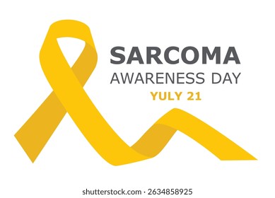 Sarcoma awareness day. July 21. vector illustration