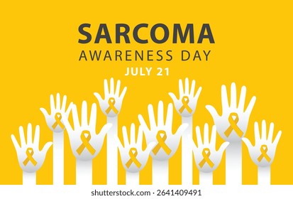 Sarcoma awareness day. July 21. vector illustration