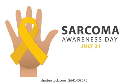 Sarcoma awareness day. July 21. vector illustration