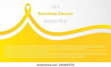 Sarcoma Cancer Awareness Month, vector illustration
