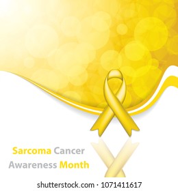 Sarcoma Cancer Awareness Month.Cancer Ribbon Background.Vector illustration.