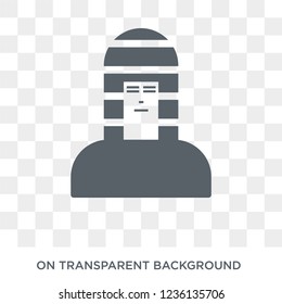 Sarcophagus icon. Sarcophagus design concept from  collection. Simple element vector illustration on transparent background.