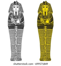 Sarcophagus vector.