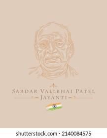 Sardar Vallabhai Patel Jaynti Greetings. He was an Indian freedom fighter and statesman.