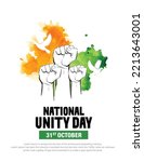 Sardar Vallabhbhai Patel, National Unity Day, India Tricolor Vector Design
