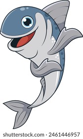 Sardine fish presenting vector illustration