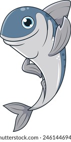 Pescado de la sardina ondeando Ilustración vectorial