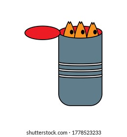 sardines vector design template illustration