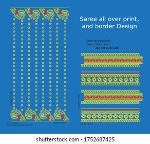 Sareran-Grenze und überall auf Printdesign