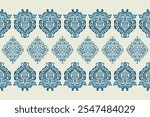 Saree Sarong Motifs Ikat floral paisley embroidery floral.ikat ethnic oriental  seamless pattern traditional.Ikat embroidery style abstract embroidery design for texture,fabric,clothing,wrapping. 