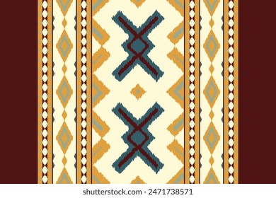 Saree Sarong Motifs Ikat floral paisley embroidery floral.ikat ethnic oriental pattern traditional.Ikat embroidery style abstract embroidery design for texture,fabric,clothing,wrapping,decoration