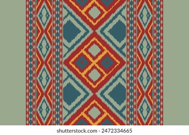 Saree Sarong Motifs Ikat floral paisley embroidery floral.ikat ethnic oriental pattern traditional.Ikat embroidery style abstract embroidery design for texture,fabric,clothing,wrapping,decoration