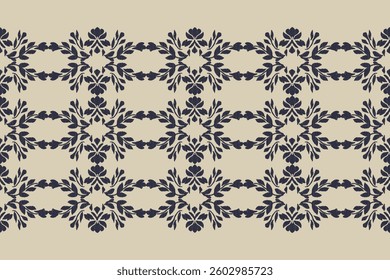 Saree Sarong Motifs Ikat floral paisley embroidery floral.ikat ethnic oriental  seamless pattern traditional.Ikat embroidery style abstract embroidery design for texture,fabric,clothing,wrapping.