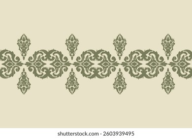 Saree Sarong Motifs Ikat floral paisley embroidery floral.ikat ethnic oriental  seamless pattern traditional.Ikat embroidery style abstract embroidery design for texture,fabric,clothing,wrapping.