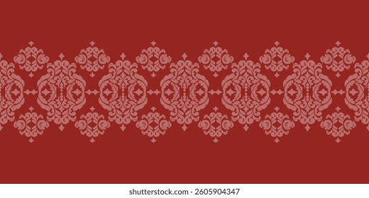 Saree Sarong Motifs Ikat floral paisley embroidery floral.ikat ethnic oriental  seamless pattern traditional.Ikat embroidery style abstract embroidery design for texture,fabric,clothing,wrapping.
