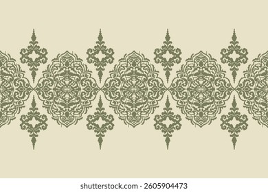 Saree Sarong Motifs Ikat floral paisley embroidery floral.ikat ethnic oriental  seamless pattern traditional.Ikat embroidery style abstract embroidery design for texture,fabric,clothing,wrapping.