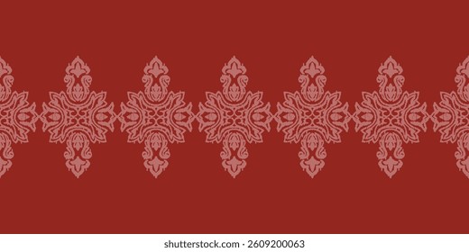 Saree Sarong Motifs Ikat floral paisley embroidery floral.ikat ethnic oriental  seamless pattern traditional.Ikat embroidery style abstract embroidery design for texture,fabric,clothing,wrapping.