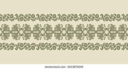 Saree Sarong Motifs Ikat floral paisley embroidery floral.ikat ethnic oriental  seamless pattern traditional.Ikat embroidery style abstract embroidery design for texture,fabric,clothing,wrapping.