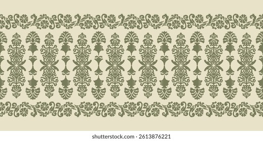 Saree Sarong Motifs Ikat floral paisley embroidery floral.ikat ethnic oriental  seamless pattern traditional.Ikat embroidery style abstract embroidery design for texture,fabric,clothing,wrapping.