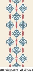 Saree Sarong Motifs Ikat floral paisley embroidery floral.ikat ethnic oriental pattern traditional.Ikat embroidery style abstract embroidery design for texture,fabric,clothing,wrapping,decoration