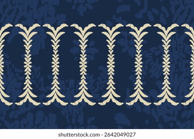 Saree Sarong Motifs Ikat floral paisley embroidery floral.ikat ethnic oriental pattern traditional.Ikat embroidery style abstract embroidery design for texture,fabric,clothing,wrapping,decoration