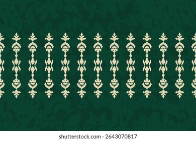 Saree Sarong Motifs Ikat floral paisley embroidery floral.ikat ethnic oriental pattern traditional.Ikat embroidery style abstract embroidery design for texture,fabric,clothing,wrapping,decoration