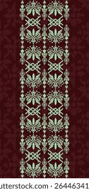 Saree Sarong Motifs Ikat floral paisley embroidery floral.ikat ethnic oriental pattern traditional.Ikat embroidery style abstract embroidery design for texture,fabric,clothing,wrapping,decoration