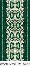 Saree Sarong Motifs Ikat floral paisley embroidery floral.ikat ethnic oriental pattern traditional.Ikat embroidery style abstract embroidery design for texture,fabric,clothing,wrapping,decoration