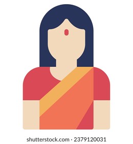 Sari Icon Illustration for web, app, infographic, etc