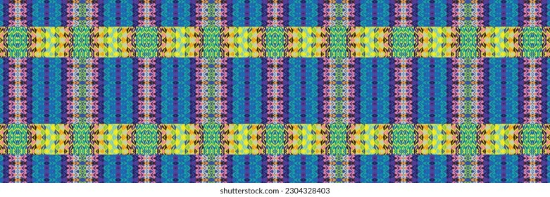 Sari indian seamless pattern. Tribal art border abstract print. Ethnic ornament. 
Repeating background texture. Fabric, cloth design