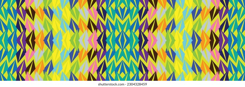 Sari indian seamless pattern. Tribal art border abstract print. Ethnic ornament. 
Repeating background texture. Fabric, cloth design