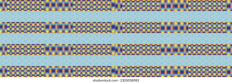 Sari indian seamless pattern. Tribal art border abstract print. Ethnic ornament. 
Repeating background texture. Fabric, cloth design
