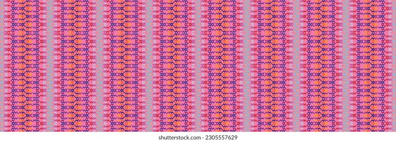 Sari indian seamless pattern. Tribal art border abstract print. Ethnic ornament. 
Repeating background texture. Fabric, cloth design