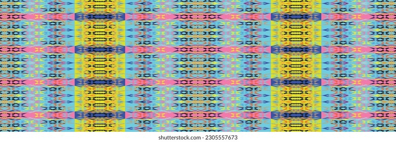 Patrón de zigzag étnico en colores retro, estilo azteca fondo vectorial sin costura