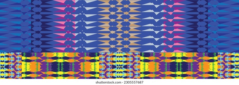 Sari indian seamless pattern. Tribal art border abstract print. Ethnic ornament. 
Repeating background texture. Fabric, cloth design