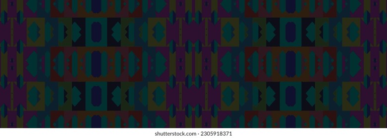 Sari indian seamless pattern. Tribal art border abstract print. Ethnic ornament. 
Repeating background texture. Fabric, cloth design