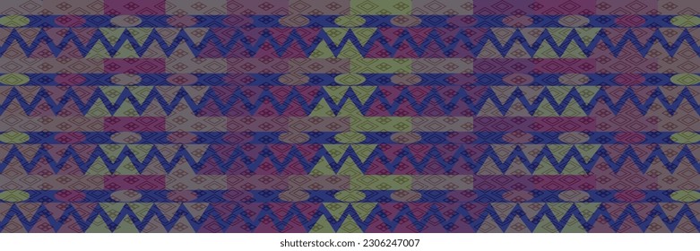 Sari indian nahtloses Muster. Abstrakter Ausdruck der Stammkunst. Ethnische Ornamente. 
Wiederholte Hintergrundtextur. Stoffe, Stoffdesign