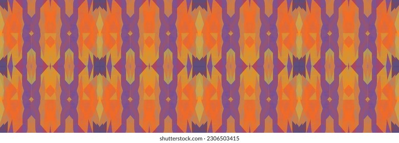 Sari indian seamless pattern. Tribal art border abstract print. Ethnic ornament. 
Repeating background texture. Fabric, cloth design