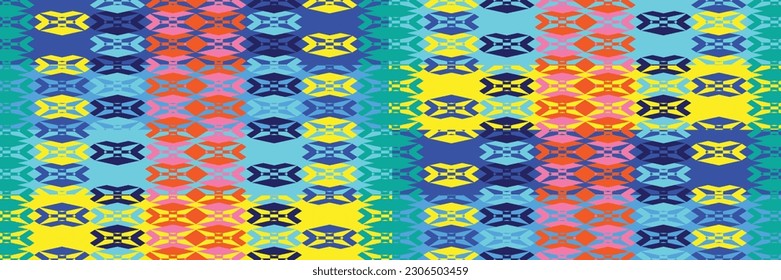 Sari indian seamless pattern. Tribal art border abstract print. Ethnic ornament. 
Repeating background texture. Fabric, cloth design