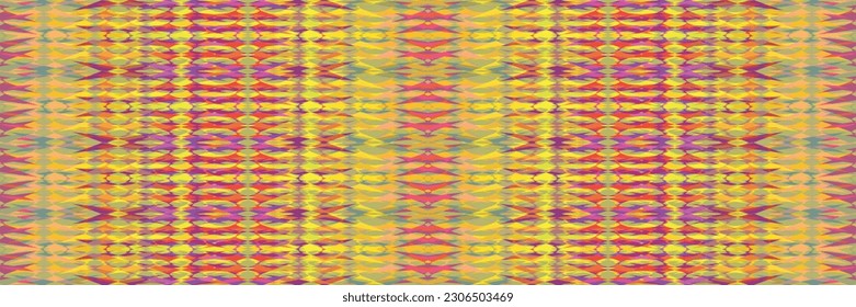 Sari indian seamless pattern. Tribal art border abstract print. Ethnic ornament. 
Repeating background texture. Fabric, cloth design