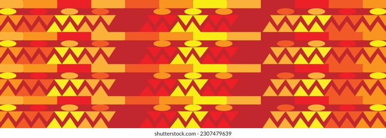Sari indian seamless pattern. Tribal art border abstract print. Ethnic ornament. 
Repeating background texture. Fabric, cloth design