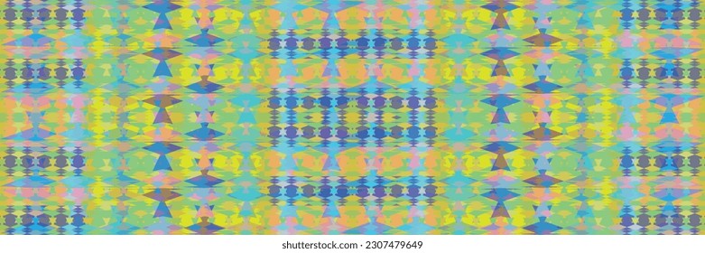 Sari indian seamless pattern. Tribal art border abstract print. Ethnic ornament. 
Repeating background texture. Fabric, cloth design